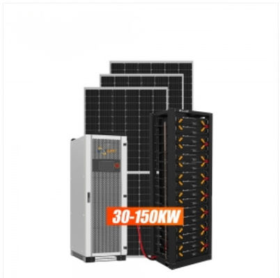 Système solaire hors réseau/hybride de 30 kW 50 kW 100 kW pour le commerce et l'industrie
