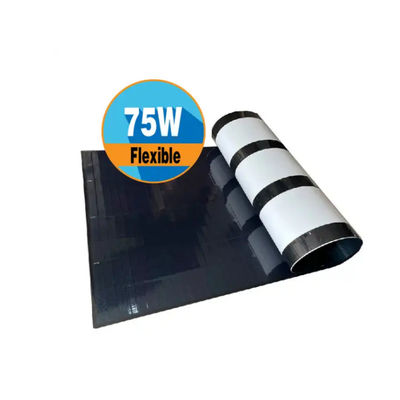 Panneau solaire flexible de 75 Watt Panneau ETFE MC4 imperméable à l'eau pour une installation facile