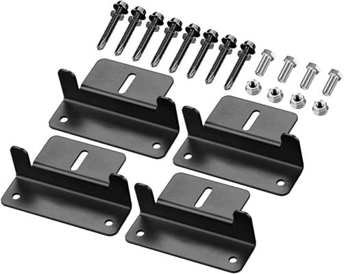 Accessoires de panneaux solaires légers monture en aluminium anodisé