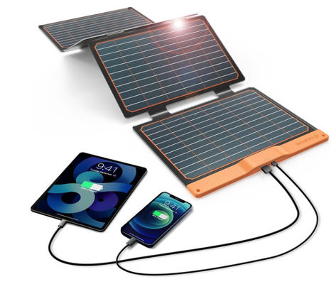 Chargeur solaire portable pliable USB Module photovoltaïque monocristallin de 18 W