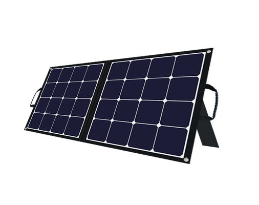 Module solaire portable extérieur 24V 100w Panneau solaire pliable pour les voyages