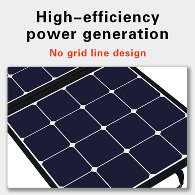 Module solaire portable extérieur 24V 100w Panneau solaire pliable pour les voyages