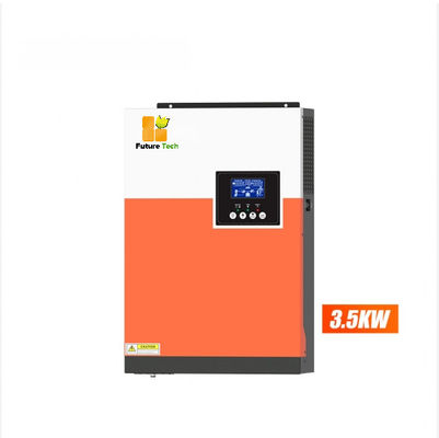 Accueil hors réseau Panneaux solaires polycristallins avec inverseurs 5,5 kW avec orange