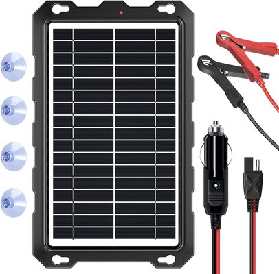 10W 12V batterie solaire chargeur à décharge de batterie alimentée maintien Marine