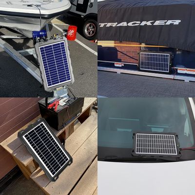 10W 12V batterie solaire chargeur à décharge de batterie alimentée maintien Marine