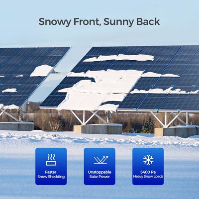 115 watts 12 volts Panneau solaire rigide Module solaire monocristallin