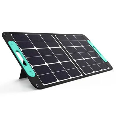 Panneau solaire monocristallin pliable de 100 W, étanche IP68 pour le camping à domicile