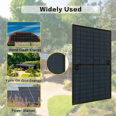 Kit de panneaux solaires bifaciaux monocristallins photovoltaïques de 400 W