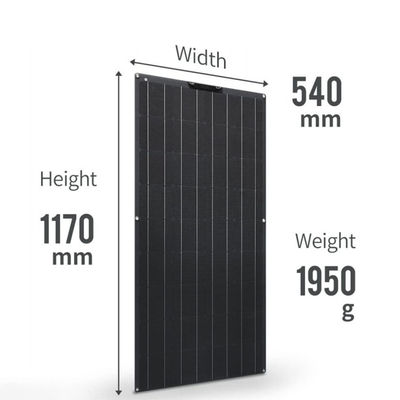 Kit de panneaux solaires flexibles hors réseau 150w 18V