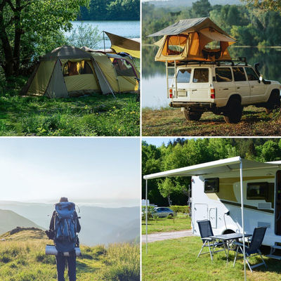 Couvertures solaires pliables personnalisées imperméables à l'eau pour caravanes 100W 19V