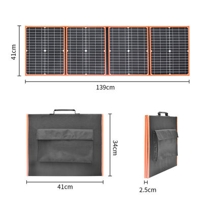80W panneau solaire portable pliable sac à dos chargeur léger