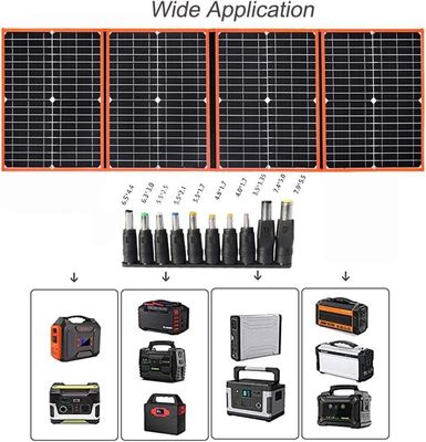 80W panneau solaire portable pliable sac à dos chargeur léger
