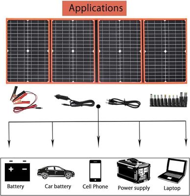80W panneau solaire portable pliable sac à dos chargeur léger