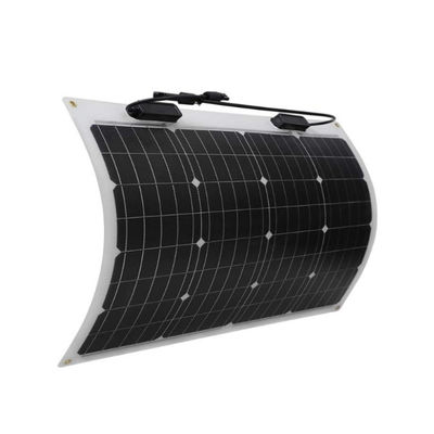 Panneau solaire monocristallin flexible semi-flexible 12 volts pour camping-car de camping-car 4 roues