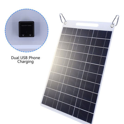 Panneau solaire portable Polycristallin Silicium pliable pour randonnée Module solaire 30W