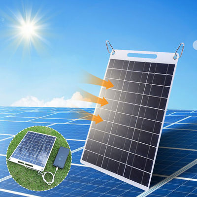 Panneau solaire portable Polycristallin Silicium pliable pour randonnée Module solaire 30W