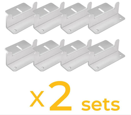 16 Unités Campervans Panneaux solaires accessoires de montage