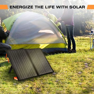 100W hors réseau chargeur solaire pliable Kit de panneau solaire portable pour le camping