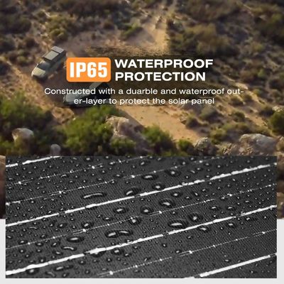 100W hors réseau chargeur solaire pliable Kit de panneau solaire portable pour le camping