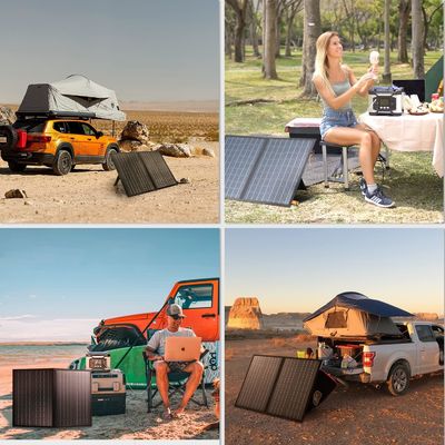 100W hors réseau chargeur solaire pliable Kit de panneau solaire portable pour le camping
