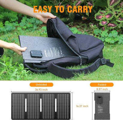 Panneau solaire portable de 40 W 15 V prise CC pour le camping en plein air