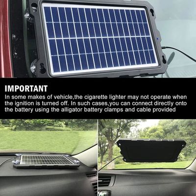 7.5W Chargeur de batterie solaire portable RV