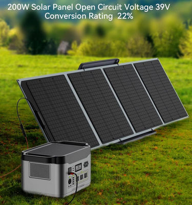 Système de panneaux solaires pliants commerciaux de 36V 160w MC4 pour station d'énergie RV hors réseau