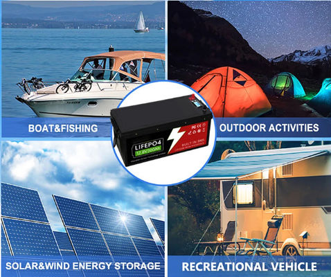 FTLP1280 OEM 200ah Batteries solaires au lithium 48v Avec série FTLP1280 avec noir