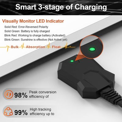 ODM Trickle Charge solaire chargeur portable de maintenance 10W 12V