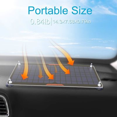 Équipé d'un chargeur de batterie solaire de 12 V, étanche à l'eau, 10 W