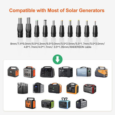 Système solaire pliable 100W RV hors réseau pour le camping et la randonnée