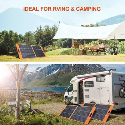 Système solaire pliable 100W RV hors réseau pour le camping et la randonnée