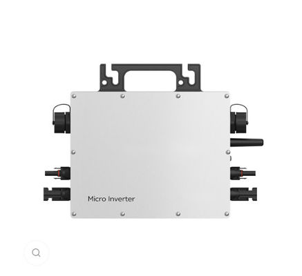 600W 2000W Micro-onduleur solaire de classe I Pour les centrales électriques de balcon avec noir et blanc