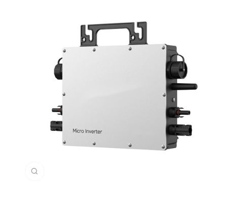600W 2000W Micro-onduleur solaire de classe I Pour les centrales électriques de balcon avec noir et blanc