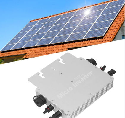 600W 2000W Micro-onduleur solaire de classe I Pour les centrales électriques de balcon avec noir et blanc