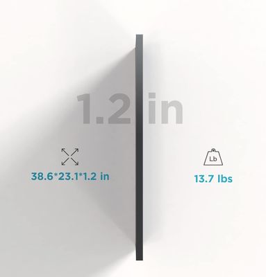 Étanchéité à l'eau 12V 100W Panneau solaire rigide Modules mono PV Haute efficacité