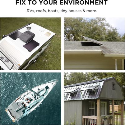 Étanchéité à l'eau 12V 100W Panneau solaire rigide Modules mono PV Haute efficacité