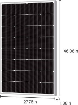 Module de cellule photovoltaïque monocristalline hors réseau mono-poly 12V