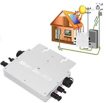 IP65 3000W 6000W Micro-inverseur solaire sur réseau AC120V 230V avec blanc et noir
