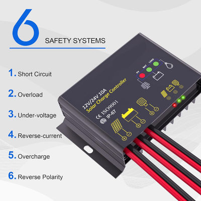 30 watts 24V Kit de panneau solaire chargeur de déchargeur de maintien contrôleur