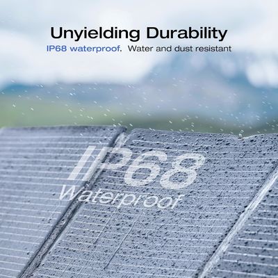 Panneau solaire portable de 220 Watt pliable bifacial monocristallin pour l'extérieur
