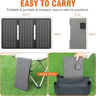 30 Watt Portable Balcon Panneaux solaires Monocristallin Silicium étanche