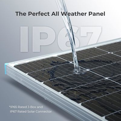 Panneaux solaires photovoltaïques monocristallins pour balcon de 100 watts 12V OEM