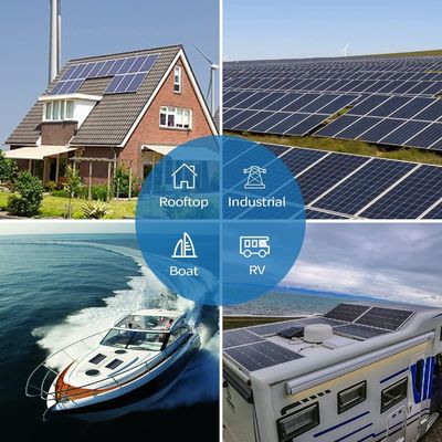 Panneaux solaires polycristallins pour balcon hors réseau 100 watts 12 volts