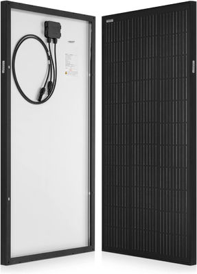 Panneaux solaires monocristallins de 100 W pour balcons dans les bâtiments commerciaux