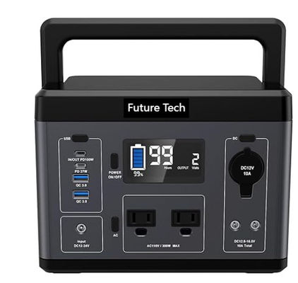 Générateur solaire de secours portable centrale électrique batterie au lithium 296Wh