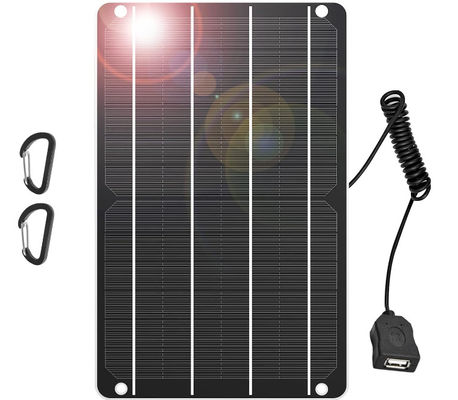 Panneaux de charge solaire portables monocristallins au silicium USB