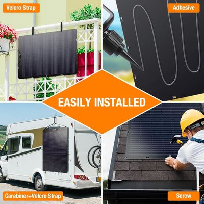 120W 21,7V panneaux solaires flexibles pliables pour les camping-cars Caravan Camper Roofs