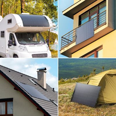 120W 21,7V panneaux solaires flexibles pliables pour les camping-cars Caravan Camper Roofs
