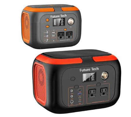 FTMB600 Set de centrale électrique portable 300W,600W Backup Lithium Battery Pack Bank